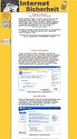 Mobile Screenshot of internet-sicherheit.kenline.de