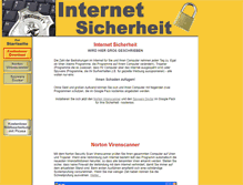 Tablet Screenshot of internet-sicherheit.kenline.de